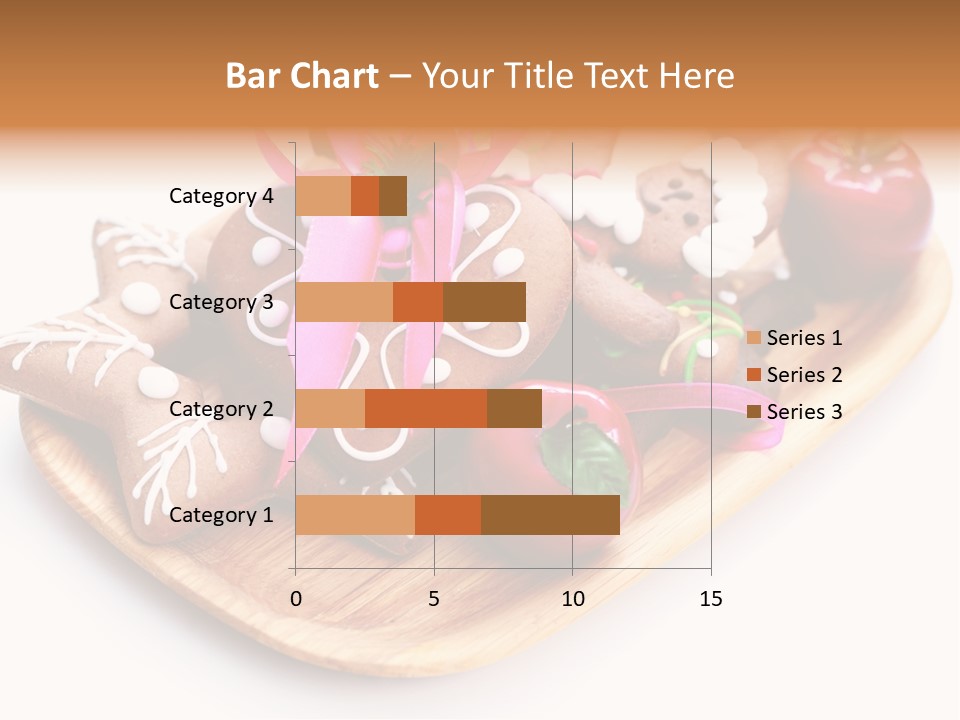 Food And Drink Cookie Christmas Ornament PowerPoint Template