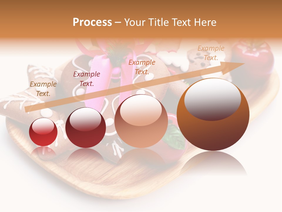 Food And Drink Cookie Christmas Ornament PowerPoint Template