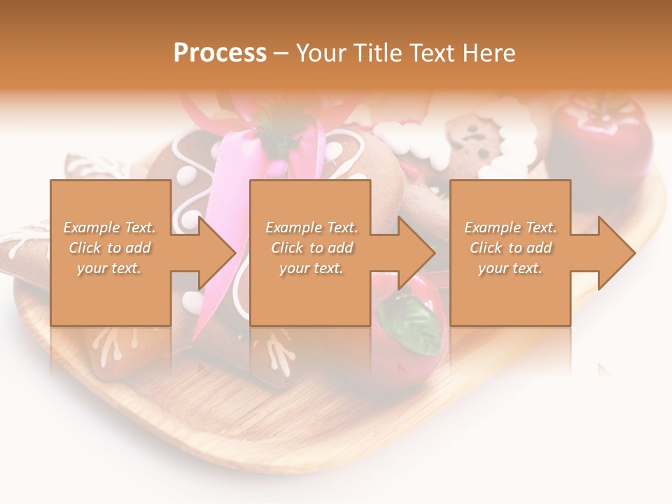 Food And Drink Cookie Christmas Ornament PowerPoint Template