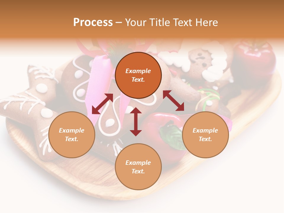 Food And Drink Cookie Christmas Ornament PowerPoint Template