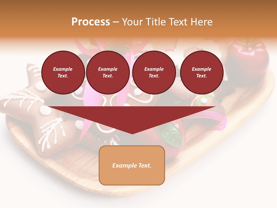 Food And Drink Cookie Christmas Ornament PowerPoint Template