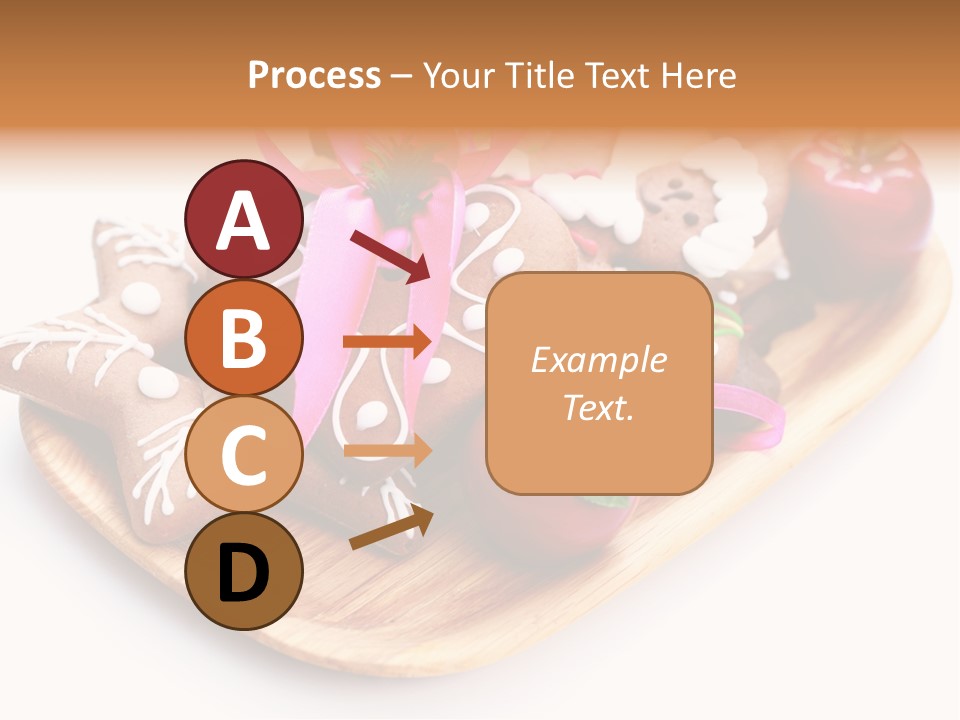 Food And Drink Cookie Christmas Ornament PowerPoint Template