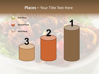 Vegetable Shish Stick PowerPoint Template
