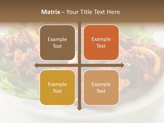 Vegetable Shish Stick PowerPoint Template