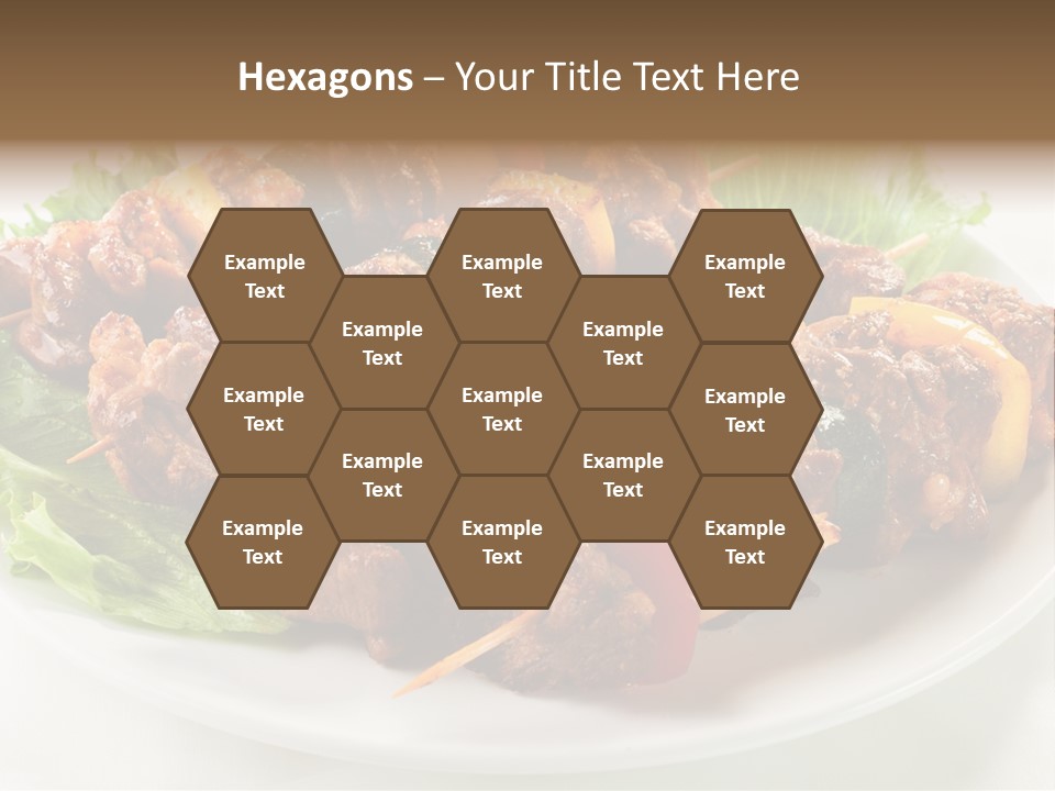 Vegetable Shish Stick PowerPoint Template