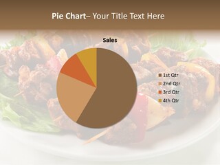Vegetable Shish Stick PowerPoint Template