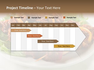 Vegetable Shish Stick PowerPoint Template