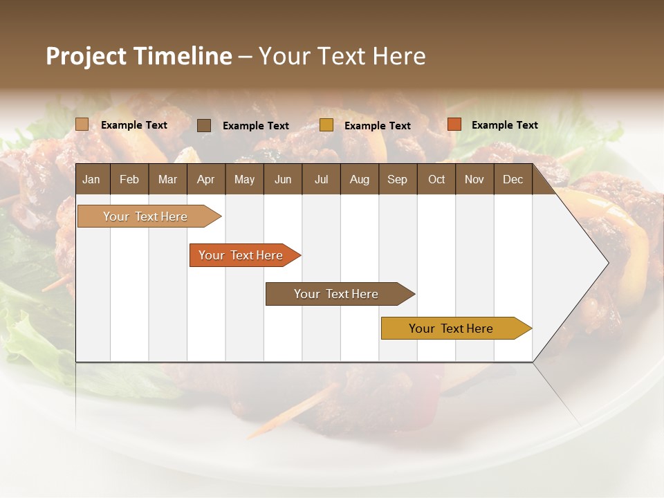 Vegetable Shish Stick PowerPoint Template