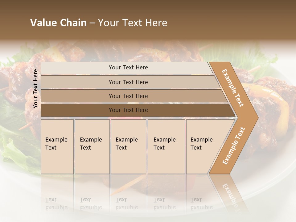 Vegetable Shish Stick PowerPoint Template