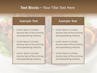 Vegetable Shish Stick PowerPoint Template