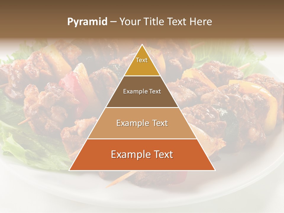 Vegetable Shish Stick PowerPoint Template