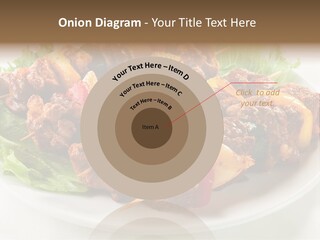 Vegetable Shish Stick PowerPoint Template