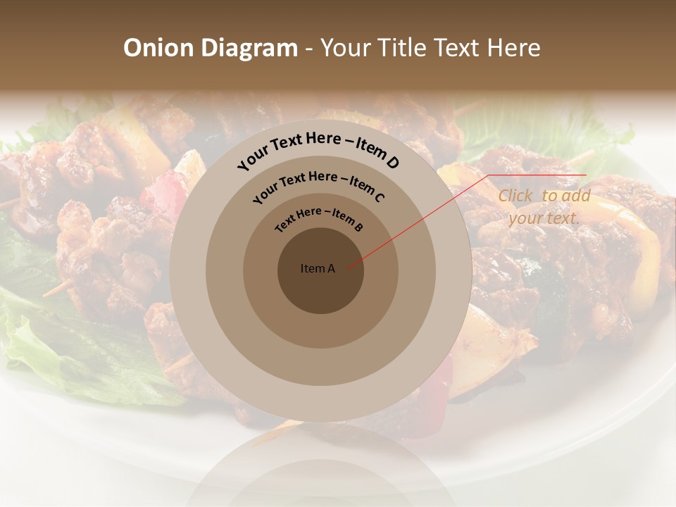 Vegetable Shish Stick PowerPoint Template