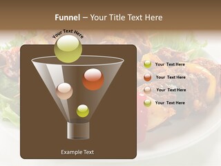 Vegetable Shish Stick PowerPoint Template