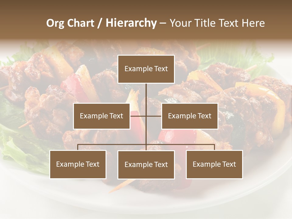 Vegetable Shish Stick PowerPoint Template