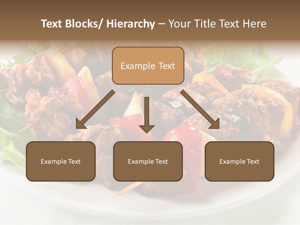 Vegetable Shish Stick PowerPoint Template