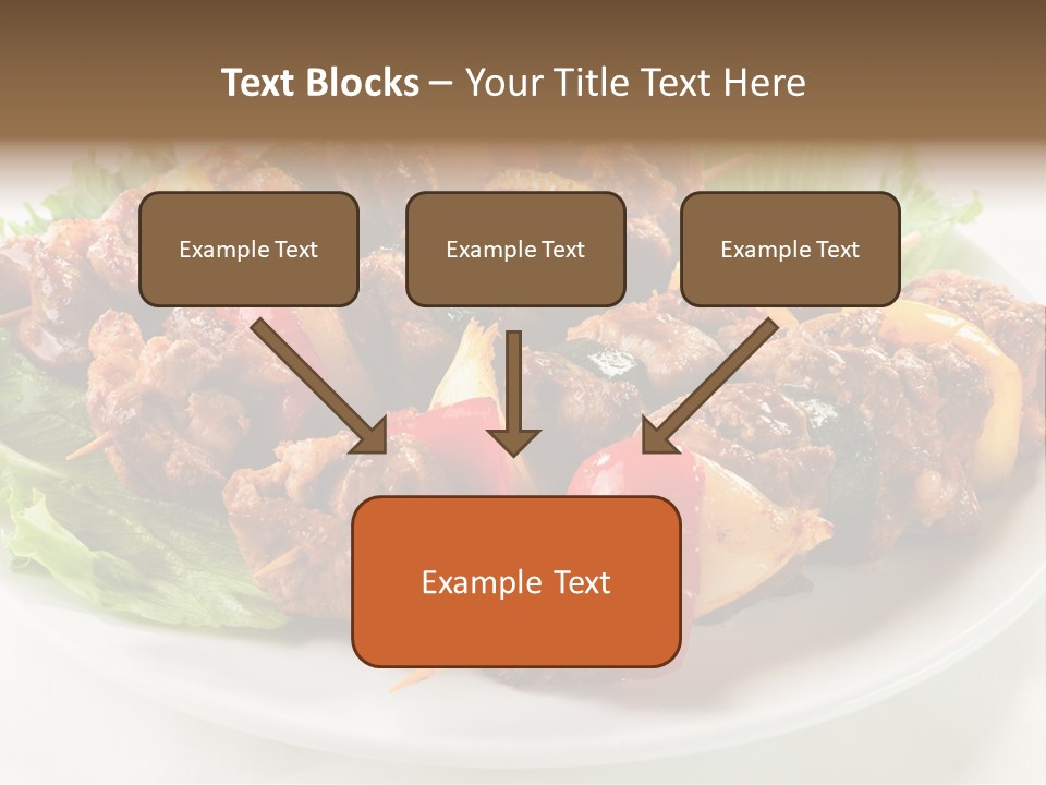 Vegetable Shish Stick PowerPoint Template