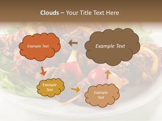 Vegetable Shish Stick PowerPoint Template