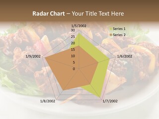 Vegetable Shish Stick PowerPoint Template