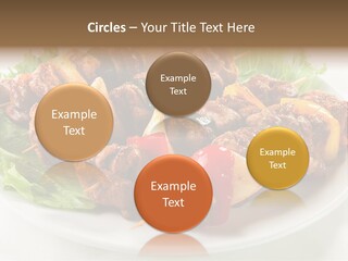 Vegetable Shish Stick PowerPoint Template