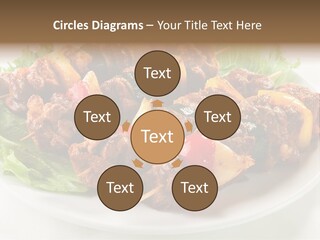 Vegetable Shish Stick PowerPoint Template