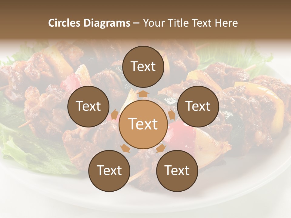 Vegetable Shish Stick PowerPoint Template