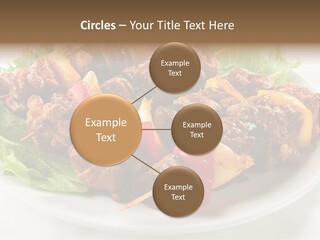 Vegetable Shish Stick PowerPoint Template