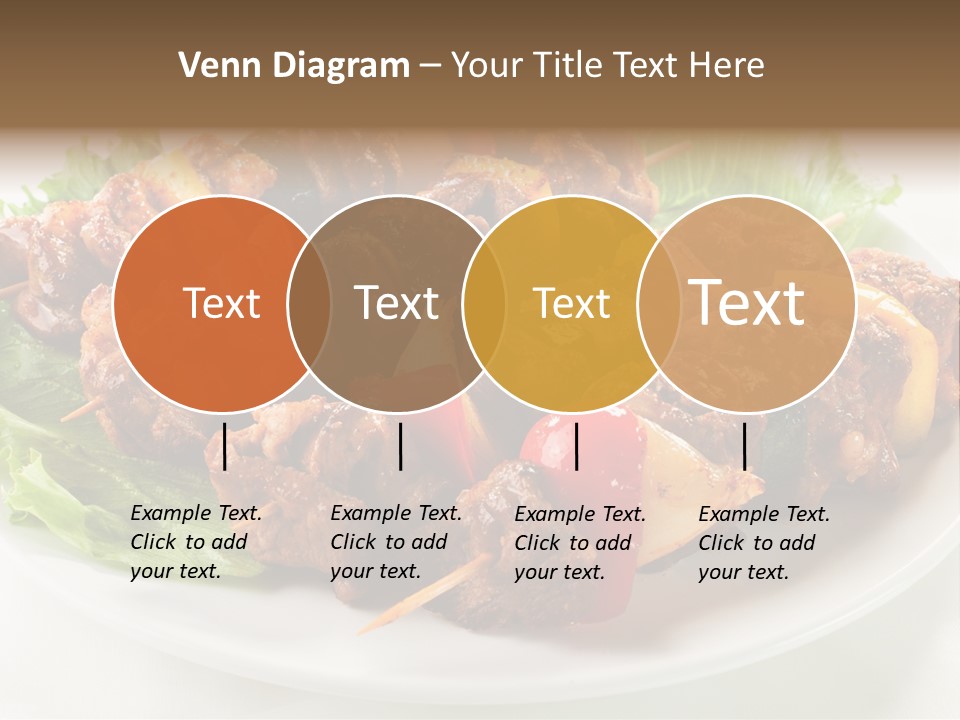 Vegetable Shish Stick PowerPoint Template