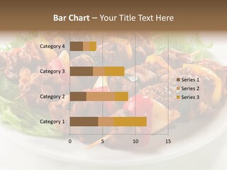 Vegetable Shish Stick PowerPoint Template