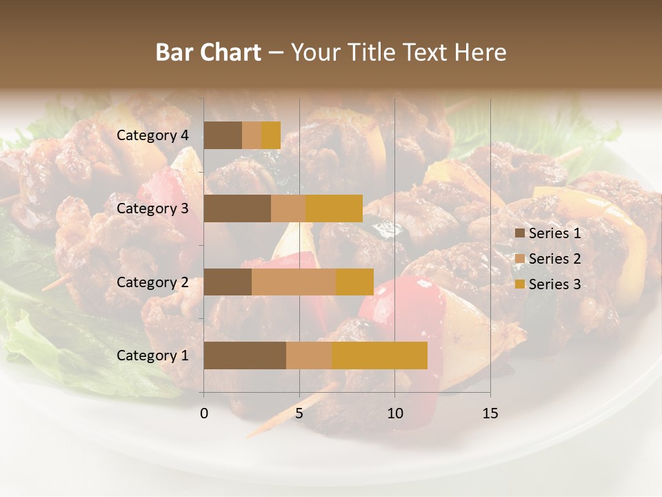 Vegetable Shish Stick PowerPoint Template