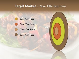 Vegetable Shish Stick PowerPoint Template