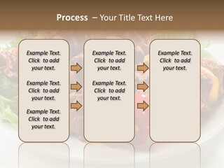 Vegetable Shish Stick PowerPoint Template