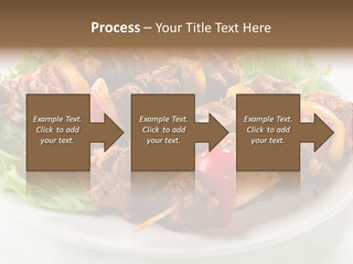 Vegetable Shish Stick PowerPoint Template