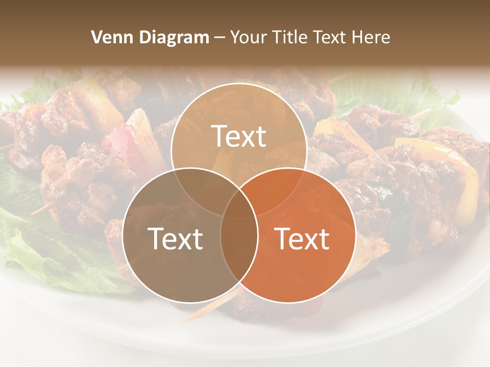 Vegetable Shish Stick PowerPoint Template