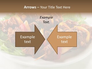 Vegetable Shish Stick PowerPoint Template