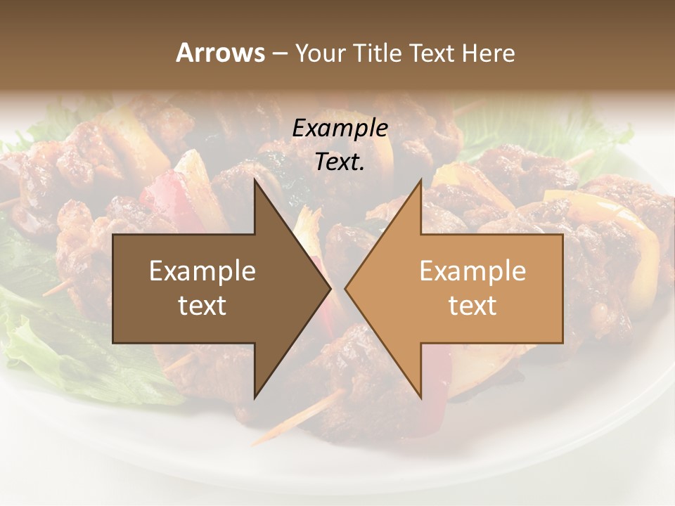Vegetable Shish Stick PowerPoint Template