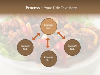 Vegetable Shish Stick PowerPoint Template