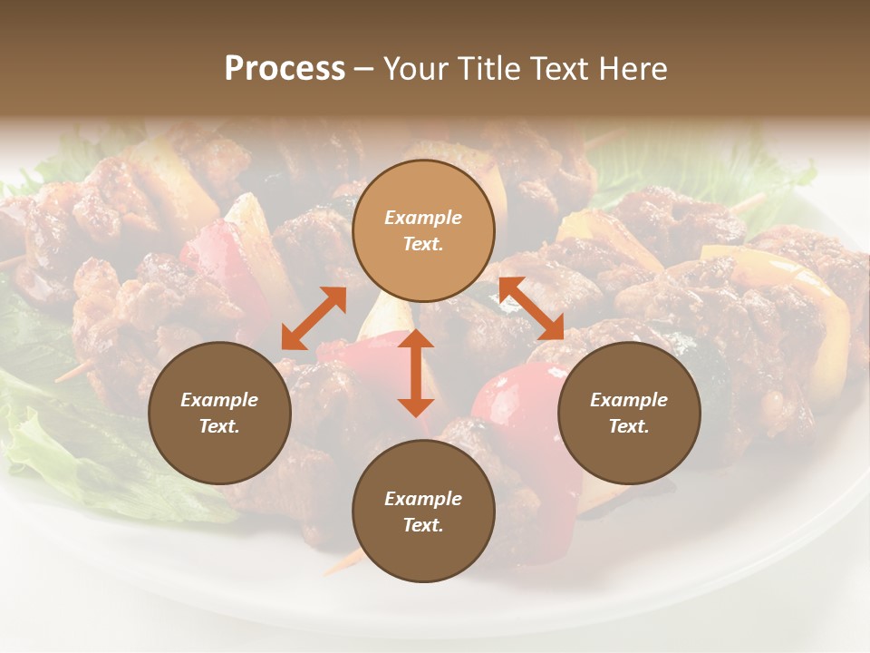 Vegetable Shish Stick PowerPoint Template