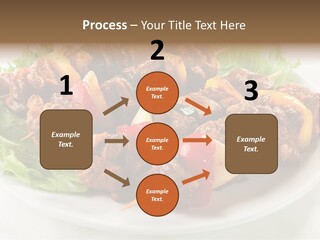Vegetable Shish Stick PowerPoint Template