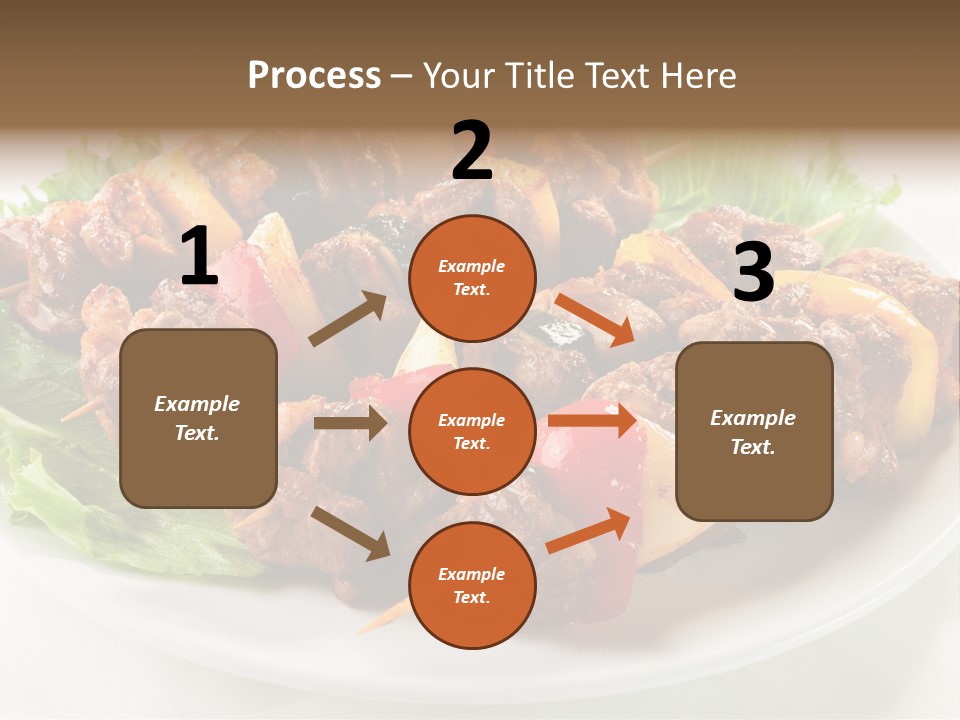 Vegetable Shish Stick PowerPoint Template