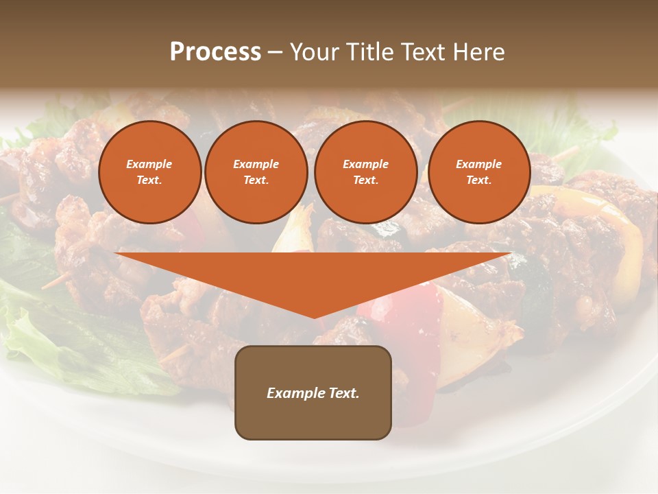 Vegetable Shish Stick PowerPoint Template