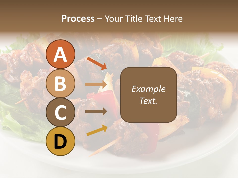 Vegetable Shish Stick PowerPoint Template