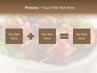 Vegetable Shish Stick PowerPoint Template