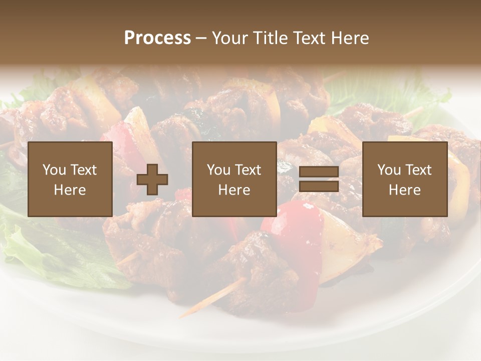 Vegetable Shish Stick PowerPoint Template