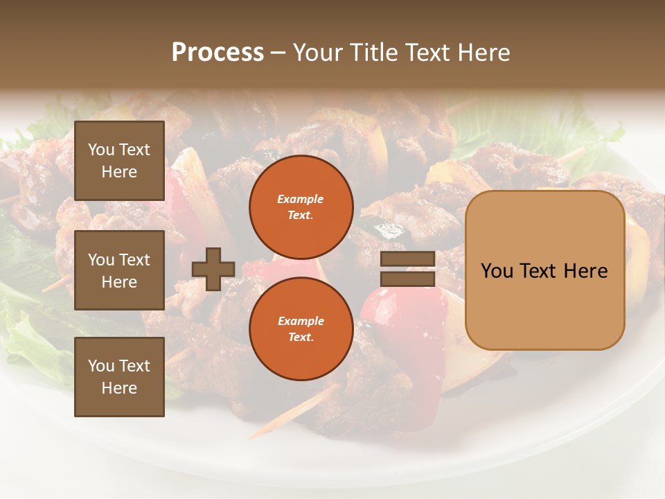 Vegetable Shish Stick PowerPoint Template