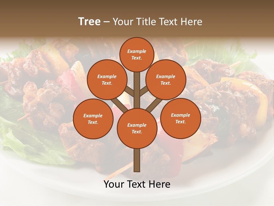 Vegetable Shish Stick PowerPoint Template