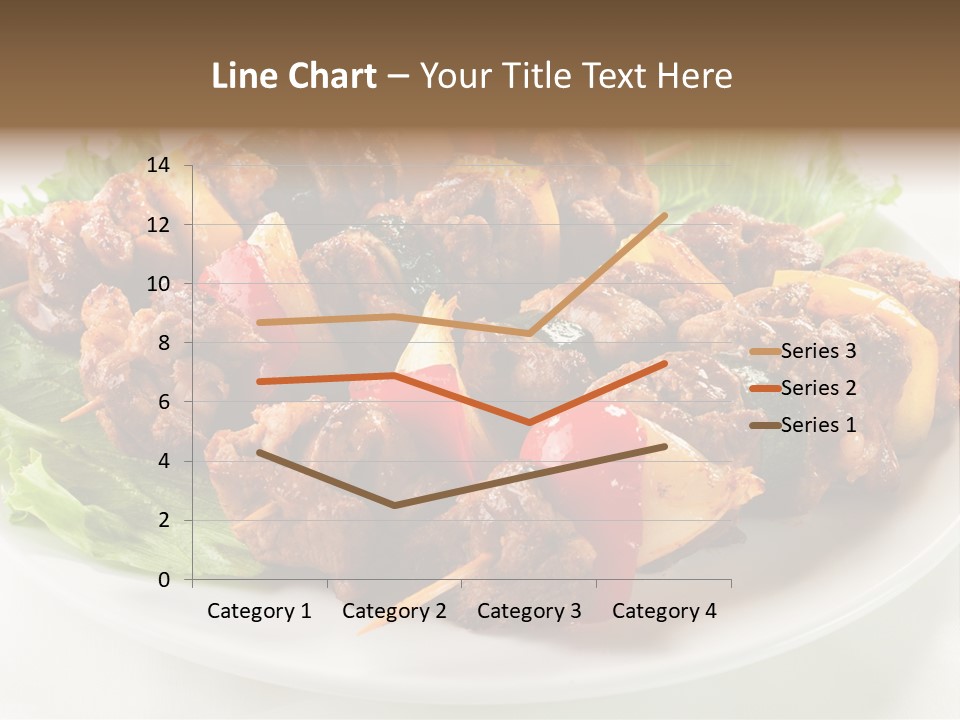 Vegetable Shish Stick PowerPoint Template