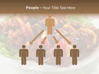 Vegetable Shish Stick PowerPoint Template