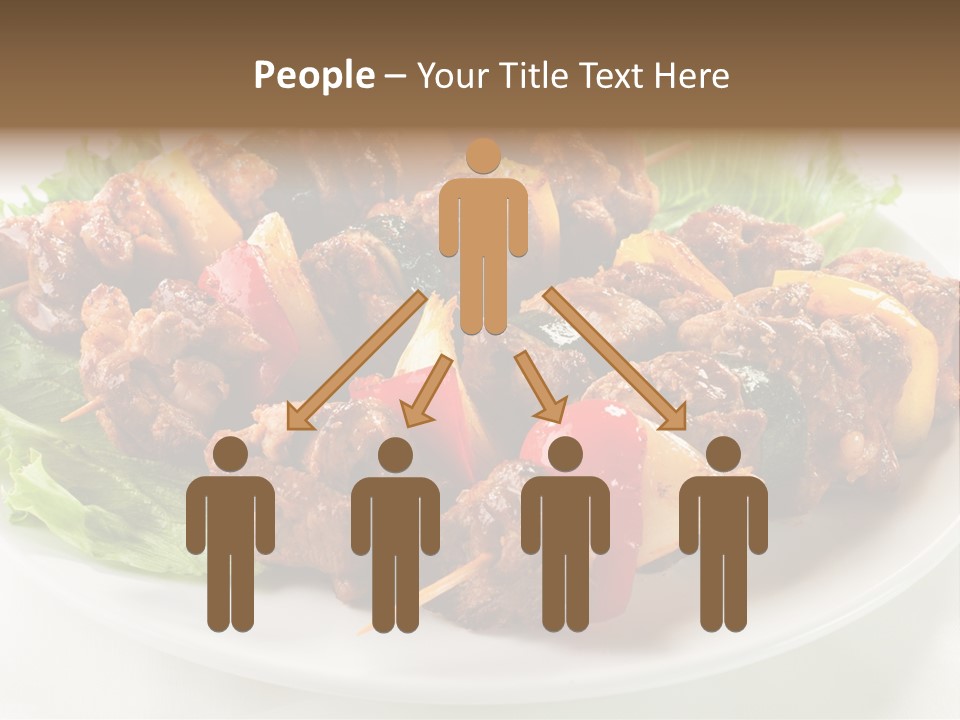 Vegetable Shish Stick PowerPoint Template