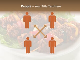Vegetable Shish Stick PowerPoint Template